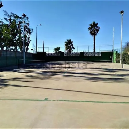 Adosado En La Playa De El Perellonet Con Piscina, Pista Tenis Holiday home *